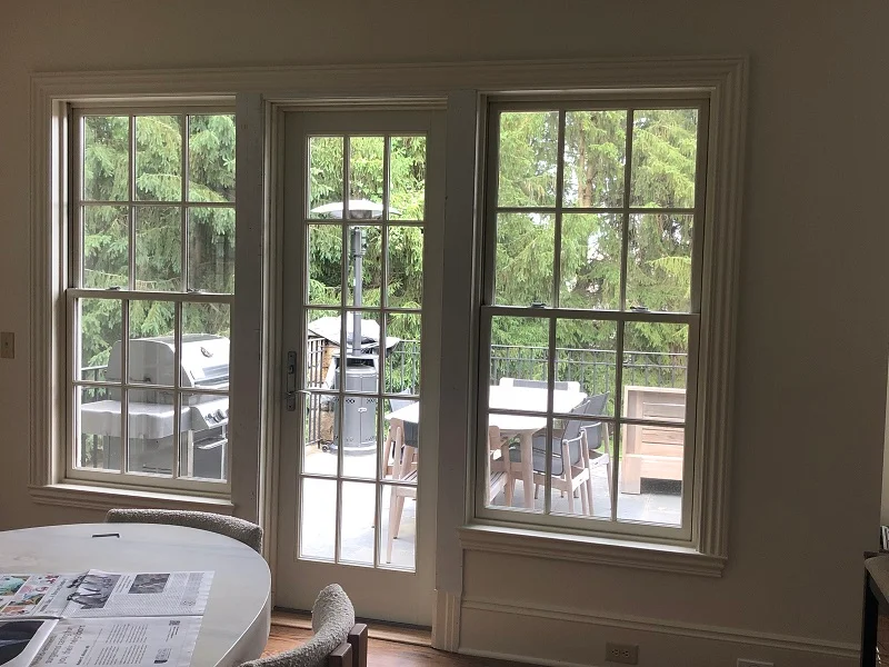 Andersen door installation in Greenwich, CT
